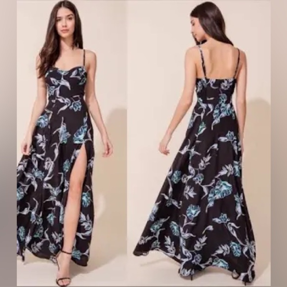 Yumi Kim Get Noticed Silk Maxi Dress (Size M)